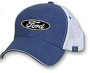 H185 Ford Low-Profile Brushed Cotton Twill/Mesh Hat