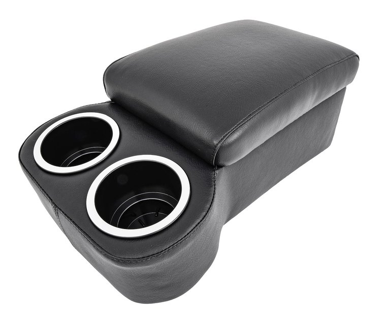 Bench Seat Cruiser Console For Full-Depth Bench Seat Vehicles [Black, (2) Large Cup Holders]