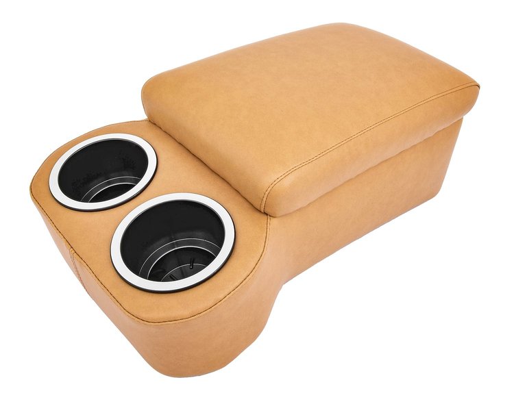 Bench Seat Cruiser Console For Full-Depth Bench Seat Vehicles [Palomino, (2) Large Cup Holders]