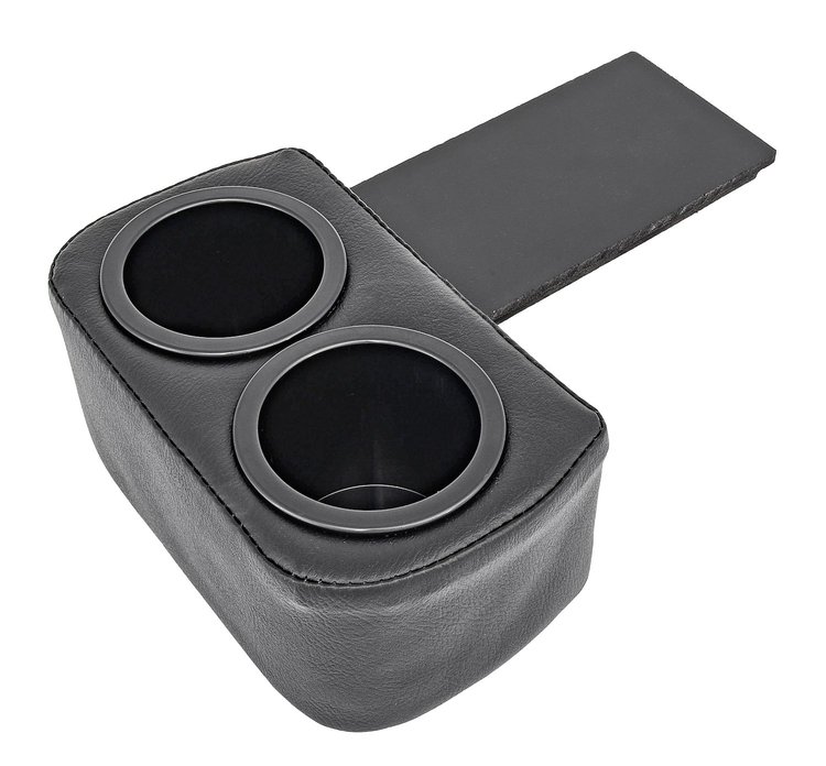Classic Drink Holder Insert for 1966-1967 Chevrolet Chevelle, El Camino, Malibu [Black]