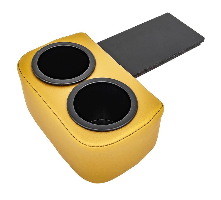 Classic Drink Holder Insert for 1966-1967 Chevrolet Chevelle, El Camino, Malibu [Gold]