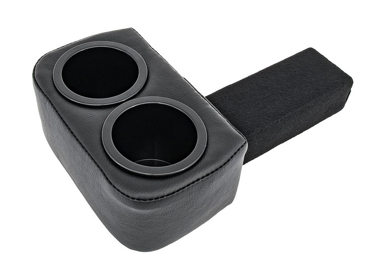 Classic Drink Holder Insert for 1970-1972 Chevrolet Chevelle, El Camino, Monte Carlo, GMC Sprint (Non SS Dash) [Black]