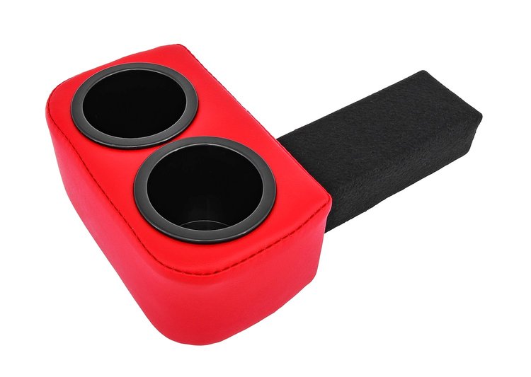 Classic Drink Holder Insert for 1970-1972 Chevrolet Chevelle, El Camino, Monte Carlo, GMC Sprint (Non SS Dash) [Bright Red]