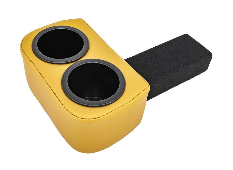 Classic Drink Holder Insert for 1970-1972 Chevrolet Chevelle, El Camino, Monte Carlo, GMC Sprint (Non SS Dash) [Gold]