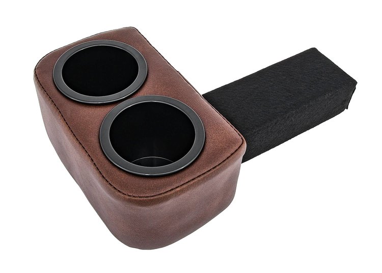 Classic Drink Holder Insert for 1970-1972 Chevrolet Chevelle, El Camino, Monte Carlo, GMC Sprint (Non SS Dash) [Dark Brown]