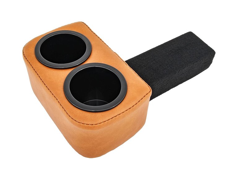 Classic Drink Holder Insert for 1970-1972 Chevrolet Chevelle, El Camino, Monte Carlo, GMC Sprint (Non SS Dash) [Saddle]