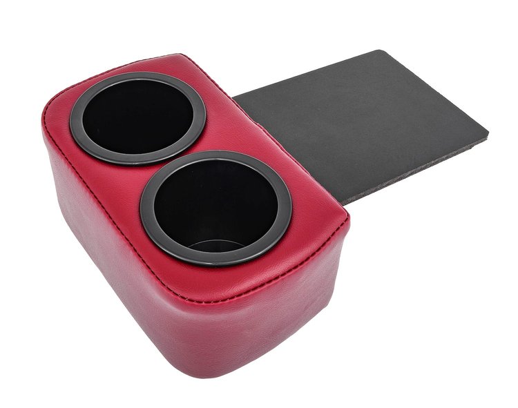 Classic Drink Holder Insert Fits Select 1978-1988 Buick, Chevrolet, Oldsmobile, Pontiac Cars [Maroon]