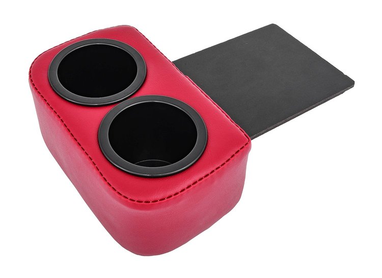 Classic Drink Holder Insert Fits Select 1978-1988 Buick, Chevrolet, Oldsmobile, Pontiac Cars [Red]