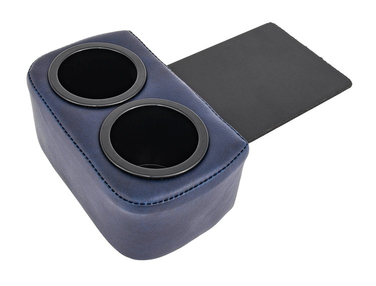 Classic Drink Holder Insert Fits Select 1978-1988 Buick, Chevrolet, Oldsmobile, Pontiac Cars [Blue]