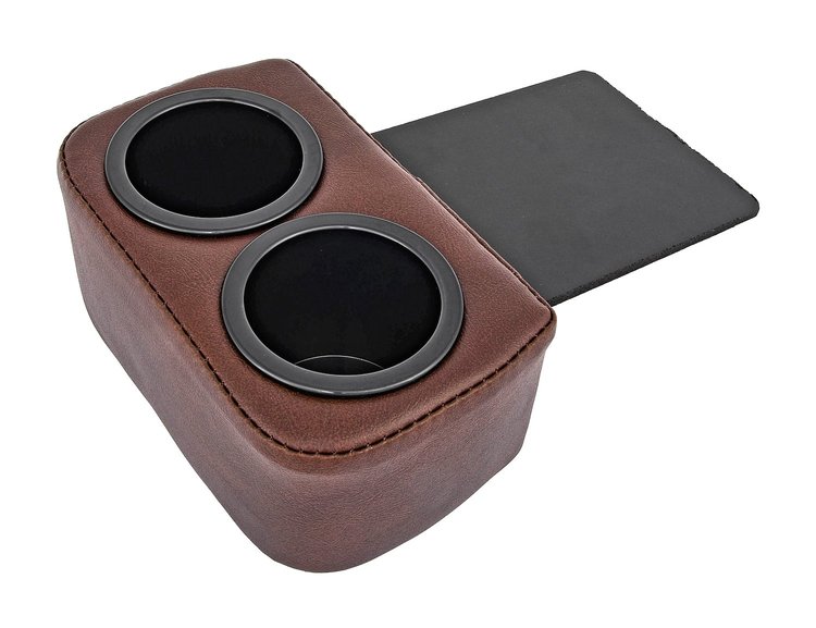 Classic Drink Holder Insert Fits Select 1978-1988 Buick, Chevrolet, Oldsmobile, Pontiac Cars [Brown]