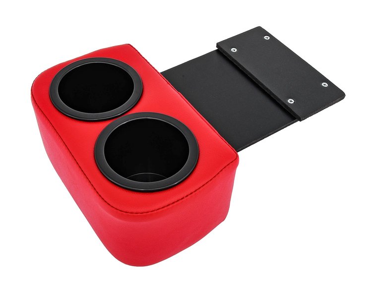 Classic Drink Holder Insert Fits Select 1967-1972 Chevrolet/GMC Truck, Blazer, Jimmy, Suburban [Red]