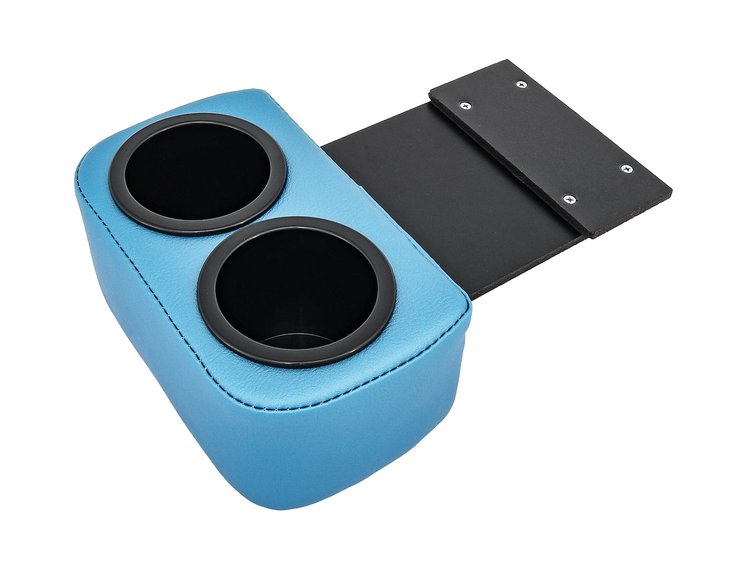 Classic Drink Holder Insert Fits Select 1967-1972 Chevrolet/GMC Truck, Blazer, Jimmy, Suburban [Light Blue]