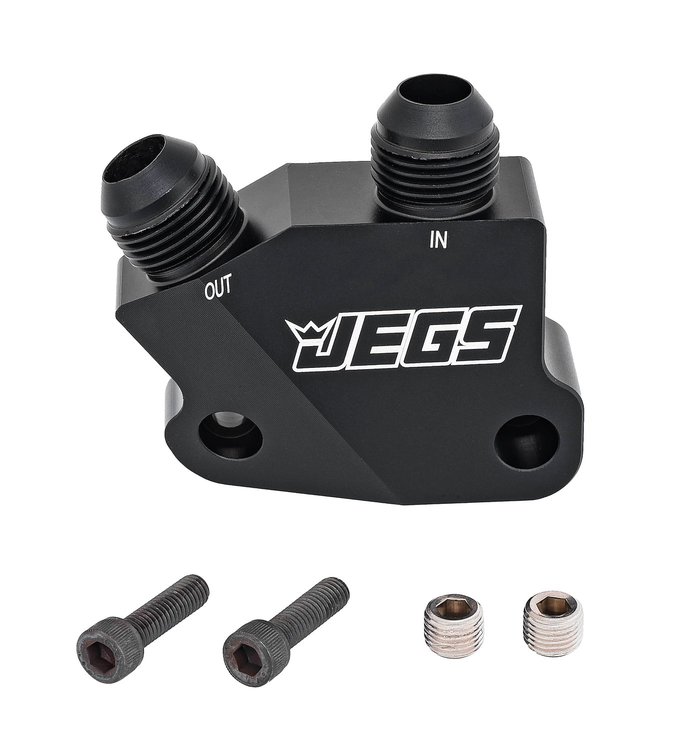 GM LS Side Mount Oil Cooler Adapter