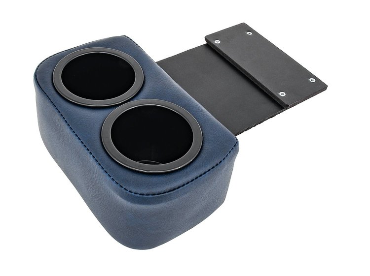 Classic Drink Holder Insert Fits Select 1967-1972 Chevrolet/GMC Truck, Blazer, Jimmy, Suburban [Dark Blue]