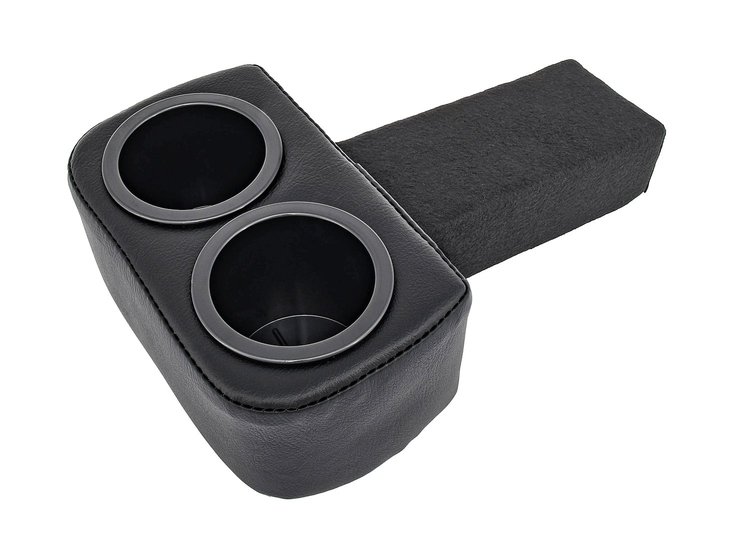 Classic Drink Holder Insert Fits Select 1973-1987 Chevrolet/GMC Truck, Blazer, Jimmy, Suburban [Black]
