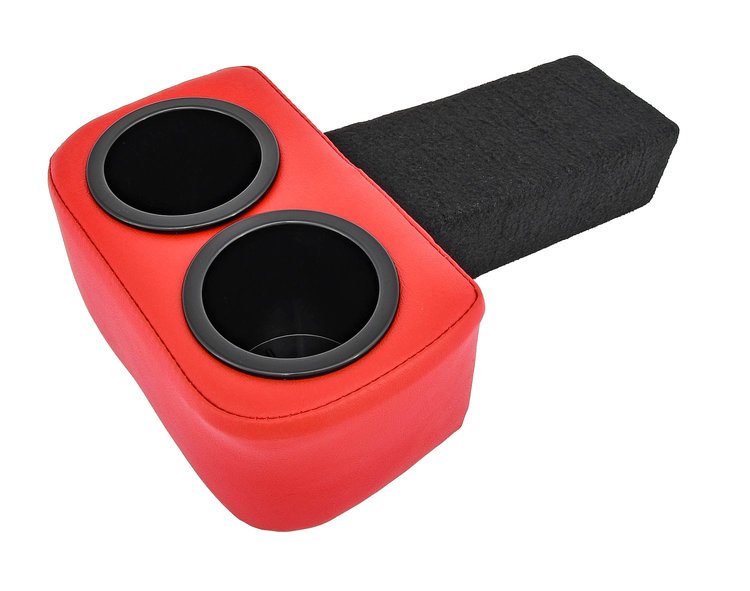 Classic Drink Holder Insert Fits Select 1973-1987 Chevrolet/GMC Truck, Blazer, Jimmy, Suburban [Red]