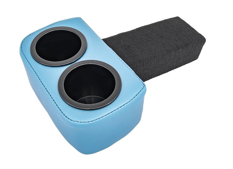 Classic Drink Holder Insert Fits Select 1973-1987 Chevrolet/GMC Truck, Blazer, Jimmy, Suburban [Light Blue]