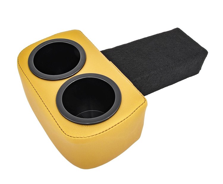 Classic Drink Holder Insert Fits Select 1973-1987 Chevrolet/GMC Truck, Blazer, Jimmy, Suburban [Gold]