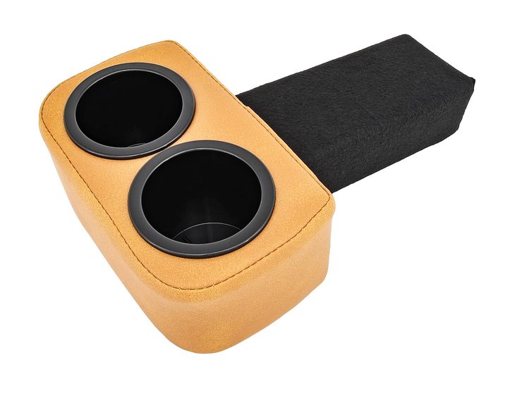 Classic Drink Holder Insert Fits Select 1973-1987 Chevrolet/GMC Truck, Blazer, Jimmy, Suburban [Buckskin]