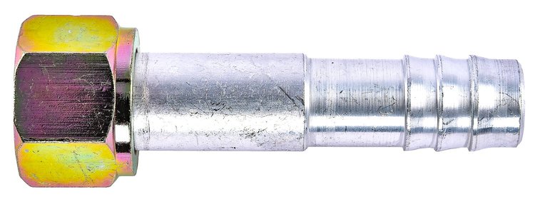 Heater Fitting [-10 AN Female to 5/8 in. Hose Barb]