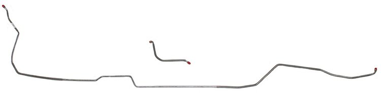 Intermediate Brake Line for Select 1970 GM Models Chevelle, Malibu, SS, Cutlass, 442, Skylark, GS w/Hardtop/Disc Brake [Steel]