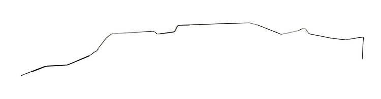 Main Front-to-Rear Fuel Line for 1964-1967 Chevrolet Chevelle, Malibu Convertible, El Camino [5/16 in. O.D., Stainless]