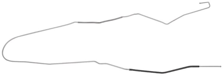 Fuel Vapor Return Line for 1967 Chevy Chevelle, El Camino, Malibu, SS, Oldsmobile Cutlass 442 Conv. [1/4 in. O.D., Stainless]