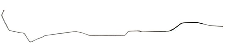 Main Front-to-Rear Fuel Line for 1968 Chevrolet Chevelle, Malibu Hardtop [3/8 in. O.D., Steel]