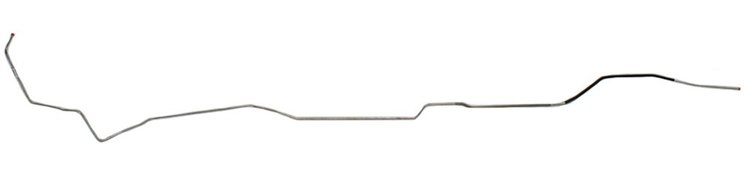 Main Front-to-Rear Fuel Line for 1968 Chevrolet Chevelle, Malibu Hardtop [3/8 in. O.D., Stainless Steel]