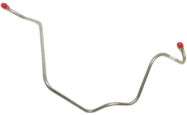 Fuel Line, Fuel Pump to Carburetor for Select 1963-1966 Chevrolet Models with 194/230/250 6-Cyliner Engines [Stainless Steel]