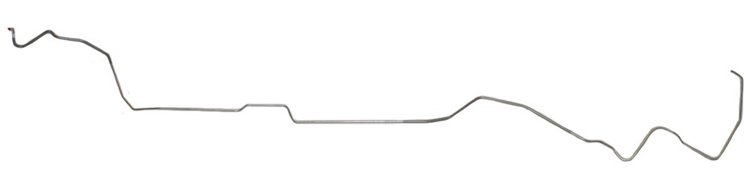 Fuel Vapor Return Line for 1971-1972 Chevy Chevelle, Malibu, SS, Hardtop [5/16 in. O.D., Stainless Steel]
