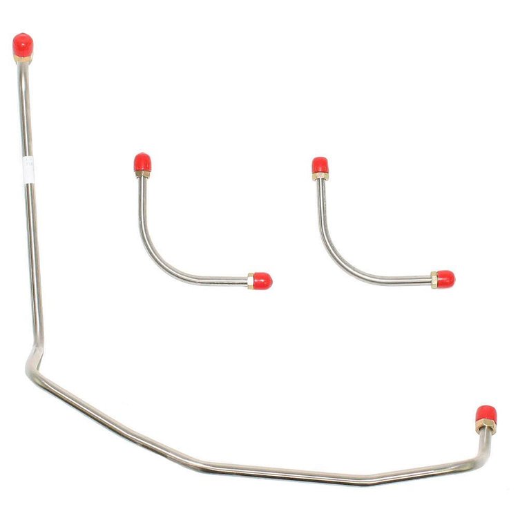 Fuel Line Kit, Fuel Pump to Carburetor for Select 1969 Chevrolet Models with 396 Engine 375 HP [Steel]