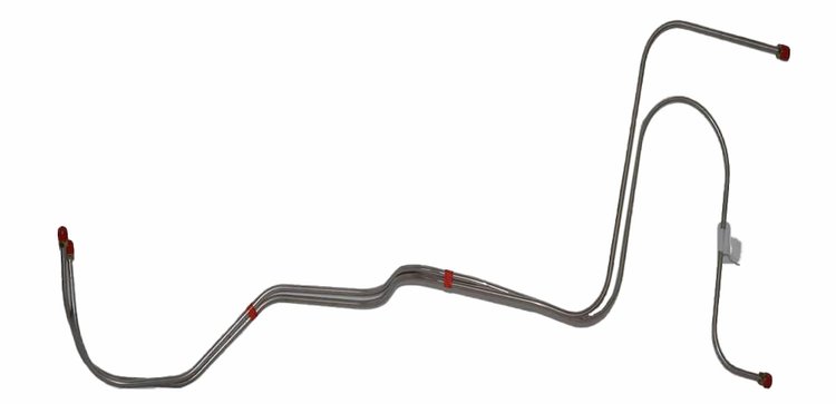 Transmission Oil Cooler Lines for 1964-1965 Chevrolet Chevelle, El Camino, Malibu w/Powerglide Transmission [Stainless Steel]
