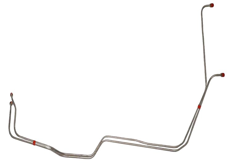 Transmission Oil Cooler Lines for 1968-1972 Chevrolet Chevelle, El Camino, Malibu w/Powerglide Transmission [Stainless Steel]