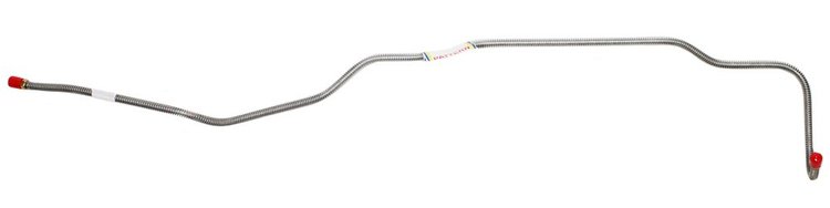 Rear Axle Brake Line Set for 1969 Chevy Camaro with JL8 Rear Disc Brakes [2-PC, Stainless Steel]