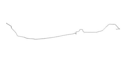 Intermediate Brake Line for 1970 Chevy Camaro, Pontiac Firebird with Manual Disc Brakes [1-PC, Stainless Steel]