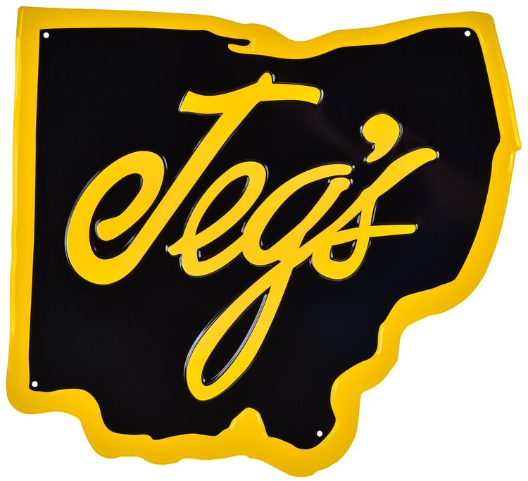 Retro Embossed Sign [18 in. L x 16.400 in. H]