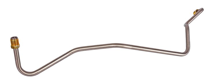 Fuel Line, Fuel Pump to Carburetor for Select 1967-1968 Chevy Models w/327, 350 4-bbl Engines 275/295 HP [5/16 in., Stainless]