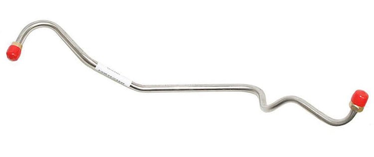 Fuel Line, Fuel Pump to Carburetor for Select 1967-1969 Chevy Models with 327/350 4-bbl Engine 275/295 HP [3/8 in., Stainl]