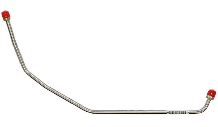 Fuel Line, Fuel Pump to Carburetor for Select 1969 Chevrolet Models with 350 4-bbl 255 HP Engine [Stainless Steel]