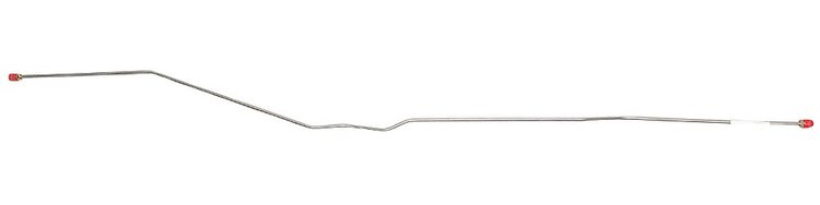 Front-Half Intermediate Brake Line for 1951-1955 Chevrolet & GMC Series I, 1/2-Ton Trucks Short/Long Bed [Stainless Steel]