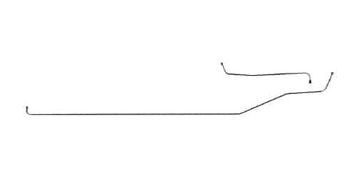 Main Front-to-Rear Fuel Line for 1963-1966 Chevy & GMC C-Series Truck with 6-Cyl. Engine [5/16 in. O.D., Stainless Steel]