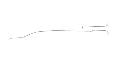 Main Front-to-Rear Fuel Line for 1967-1970 Chevy C10, GMC C1500 2WD Trucks with 6-Cyl. Engine [5/16 in. O.D., Stainless Steel]
