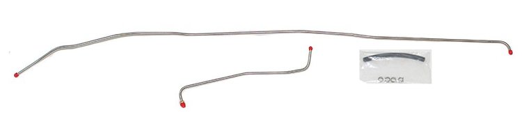 Main Front-to-Rear Fuel Line for 1971-1972 Chevy C10, GMC C1500 2WD Trucks with 8-Cyl. Engine [5/16 in. O.D., Stainless Steel]