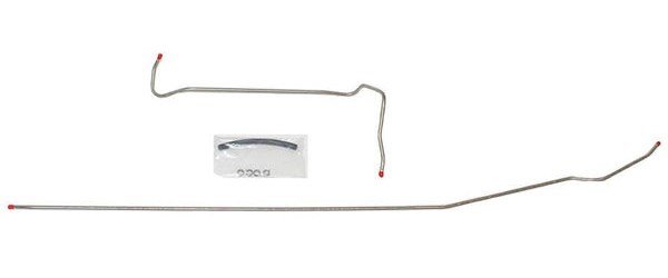 Main Front-to-Rear Fuel Line for 1971-1972 Chevy C20, GMC C2500 2WD Trucks with 8-Cyl. Engine [3/8 in. O.D., Stainless Steel]