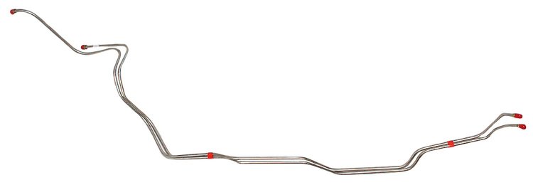 Transmission Oil Cooler Lines for 1973-1975 Chevy C10/C20, GMC C1500/C2500 w/Turbo-Hydramatic 350/400 Trans. [Stainless Steel]