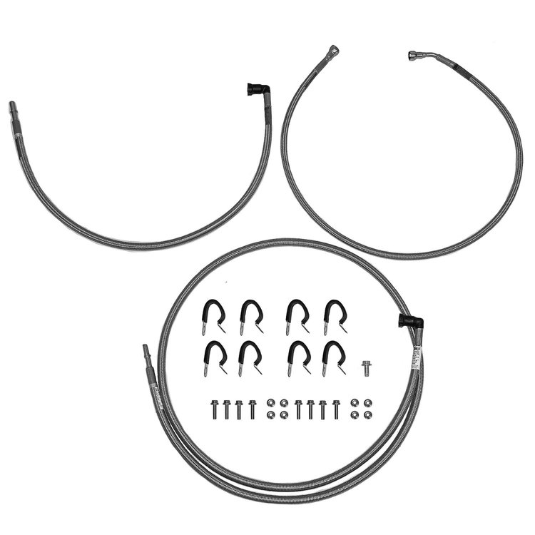 Quick-Fix Fuel Line Kit for 2004-2006 GM Avalanche, Tahoe, Suburban 1500, Yukon/1500 XL, Escalade SUVs [Braided Stainless]