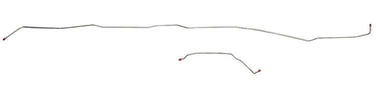 Intermediate Brake Line for 2001-2005 GM S-Series Trucks Extended Cab/Short Bed [Stainless Steel]