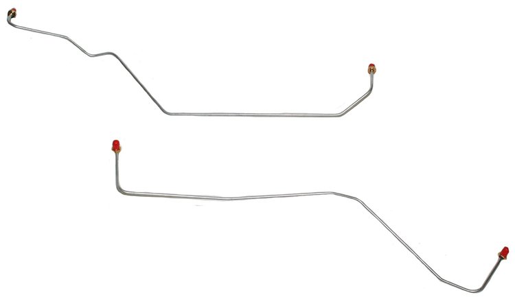 Rear Axle Brake Line Set for 2002-2009 H2 Hummer [Stainless Steel]