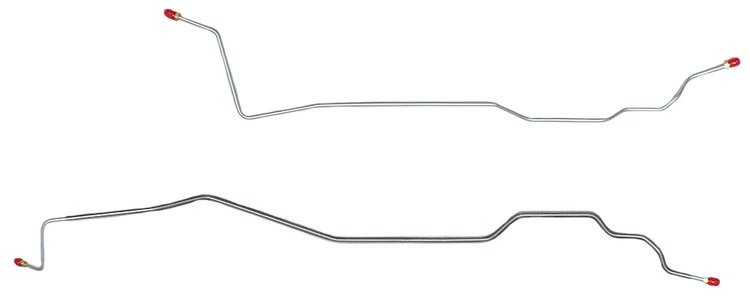 Rear Axle Brake Line Set for 1990-1991 Chevy K5 Blazer [Stainless Steel]